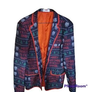 Holiday time men's blazer  size Large